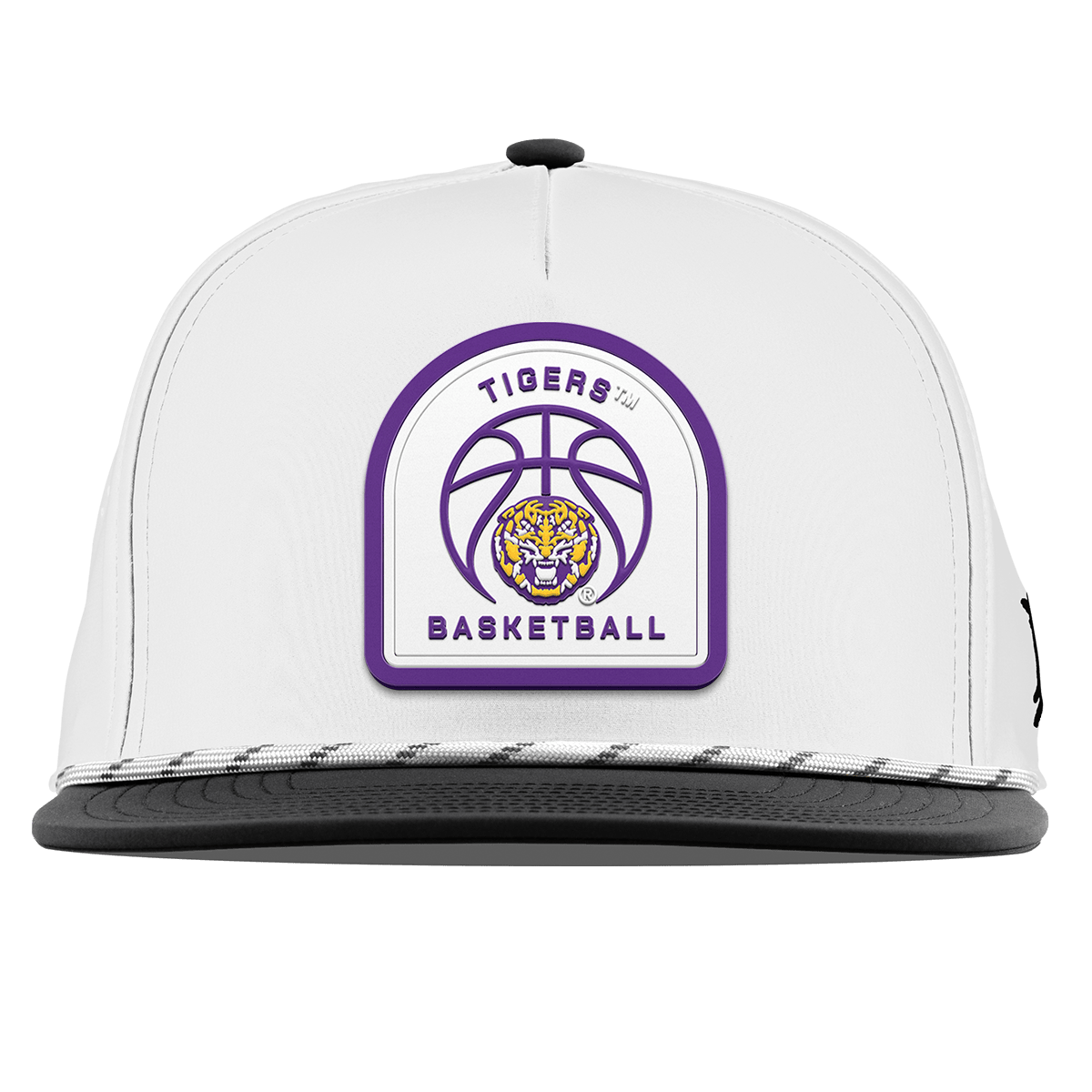 Louisiana State University "LSU Basketball"Flat 5 Panel Rope White/Black