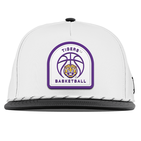 Louisiana State University "LSU Basketball"Flat 5 Panel Rope White/Black