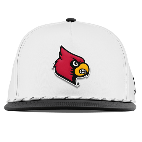 University of Louisville "Louisville Team Logo" Flat 5 Panel Rope White/Black