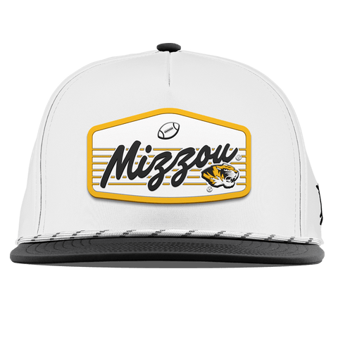 University of Missouri "Missouri Football Legacy" Flat 5 Panel Rope White/Black