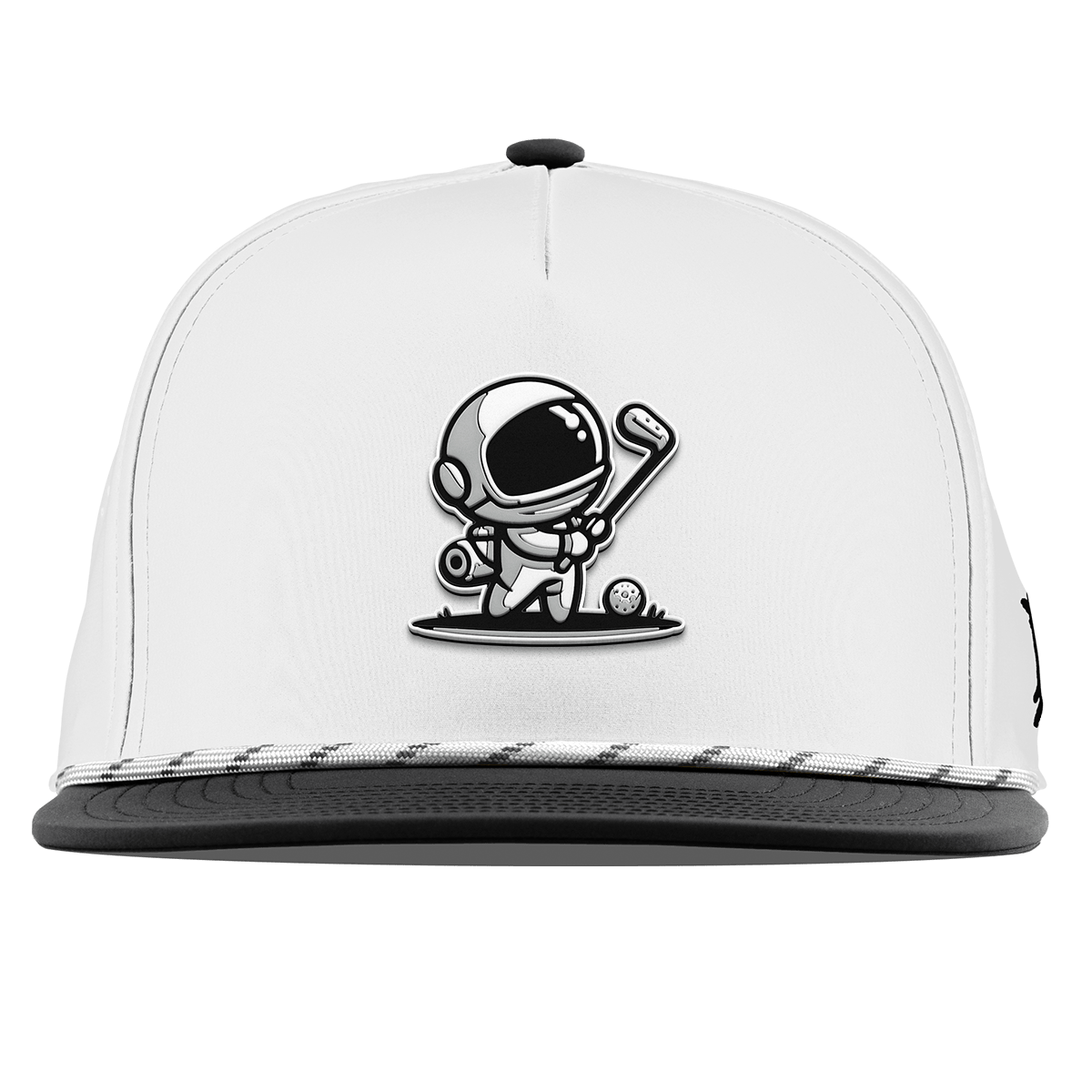 Moon Shot Flat 5 Panel Rope White/Black