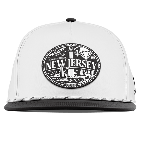 New Jersey Traveler Flat 5 Panel Rope White/Black