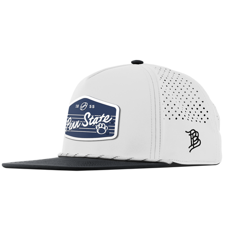Penn State University "Nittany Lions Football" Flat 5 Panel Rope White/Black