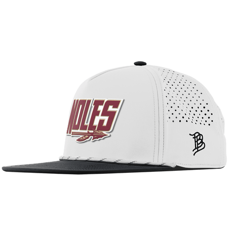 Florida State University "Noles" Flat 5 Panel Rope White/Black