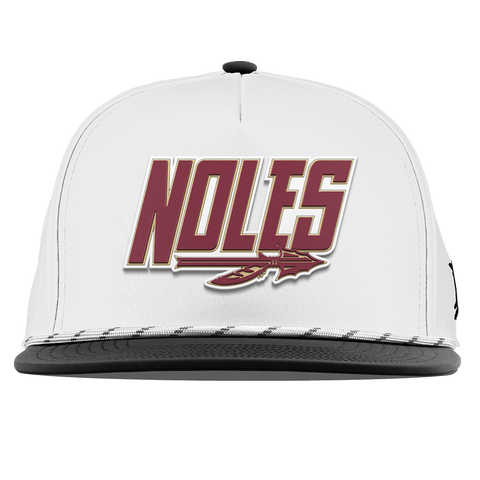 Florida State University "Noles" Flat 5 Panel Rope White/Black