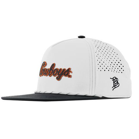 Oklahoma State University "Oklahoma State Cowboys" Flat 5 Panel Rope White/Black
