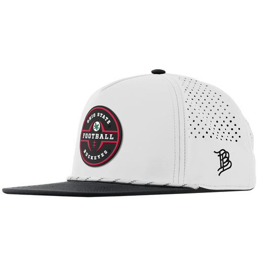 Ohio State University "Ohio State Football Legacy" Flat 5 Panel Rope White/Black