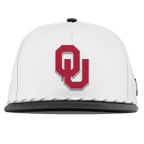 University of Oklahoma "Oklahoma Team Logo" Flat 5 Panel Rope White/Black