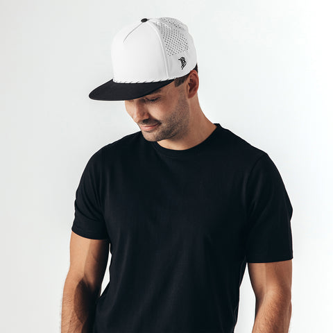 Bare Flat 5 Panel Rope White/Black
