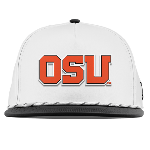 Oregon State University "Oregon State Block" Flat 5 Panel Rope White/Black