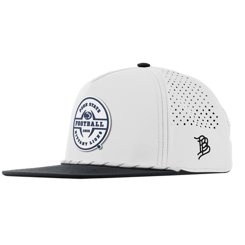 Penn State University "Penn State Football Legacy" Flat 5 Panel Rope White/Black