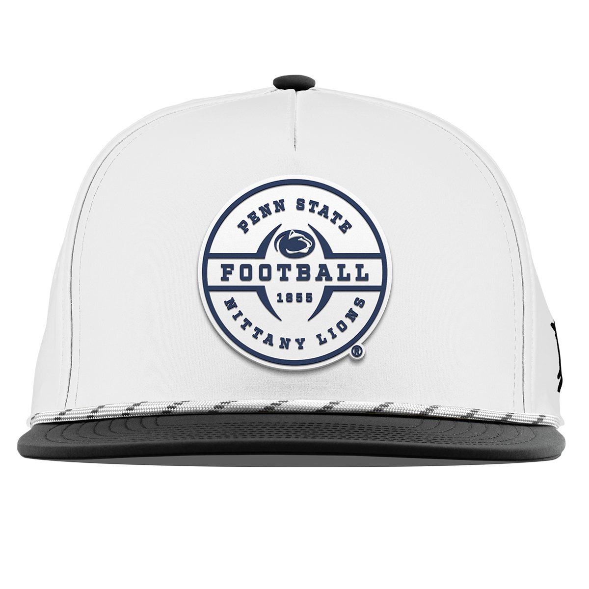 Penn State University "Penn State Football Legacy" Flat 5 Panel Rope White/Black