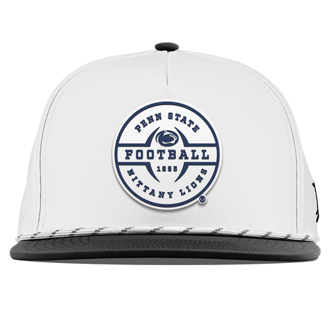 Penn State University "Penn State Football Legacy" Flat 5 Panel Rope White/Black
