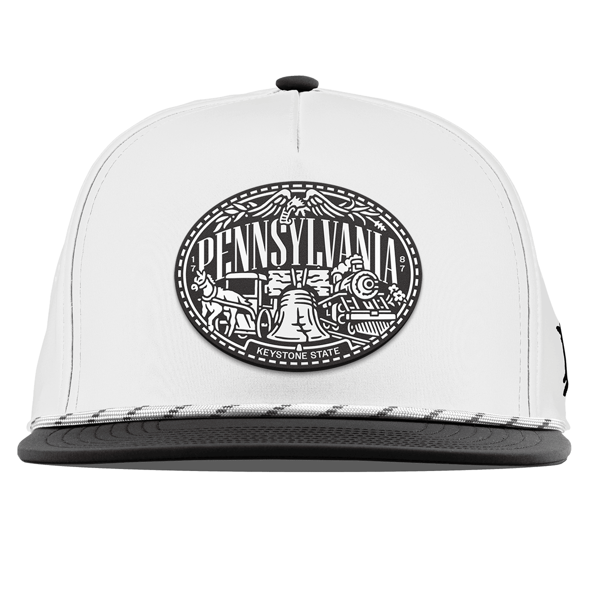 Pennsylvania Traveler Flat 5 Panel Rope White/Black
