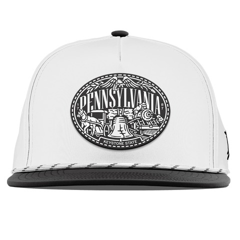 Pennsylvania Traveler Flat 5 Panel Rope White/Black