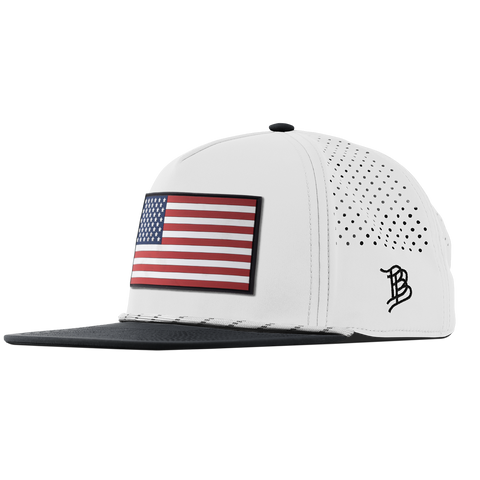 Salute PVC Flat 5 Panel Rope White/Black