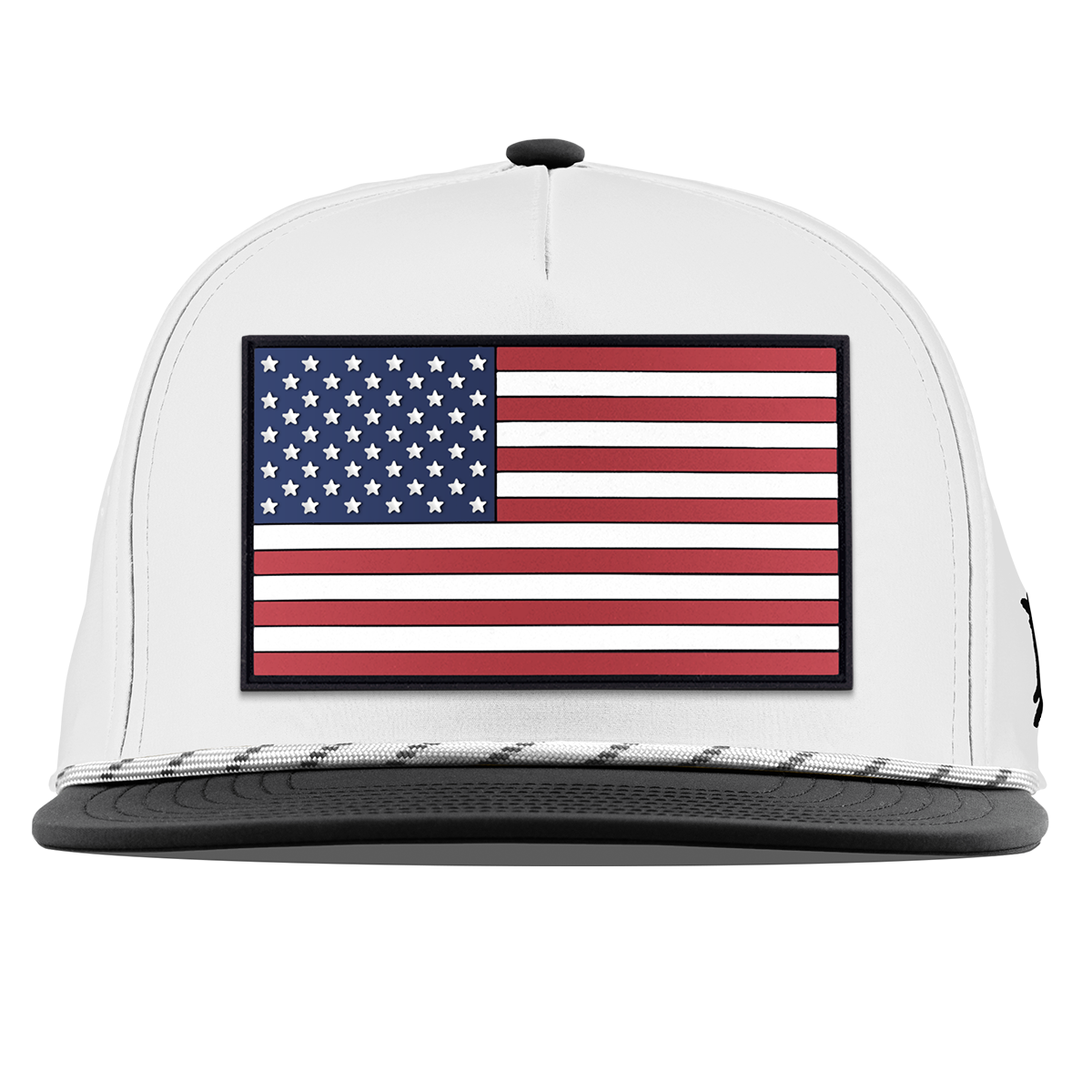 Salute PVC Flat 5 Panel Rope White/Black