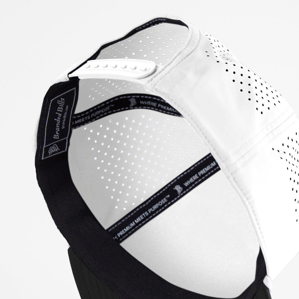 Bare Flat 5 Panel Rope White/Black