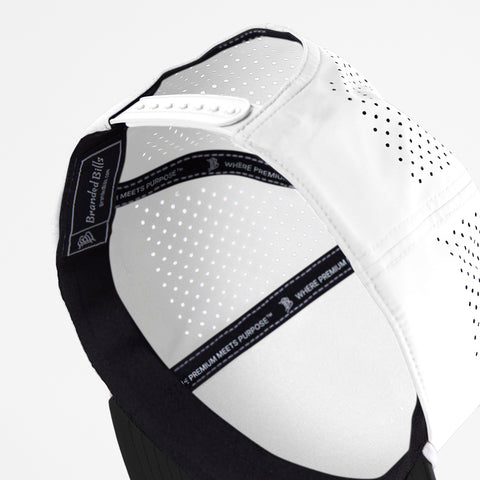 Bare Flat 5 Panel Rope White/Black