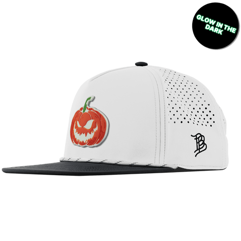 Jack-O-Lantern Glow Flat 5 Panel Rope White/Black