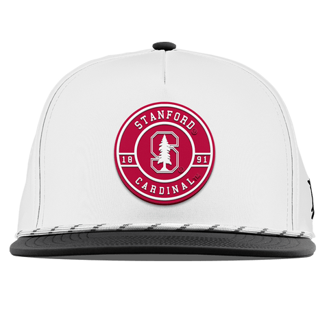 Stanford University "Stanford Seal" Flat 5 Panel Rope White/Black
