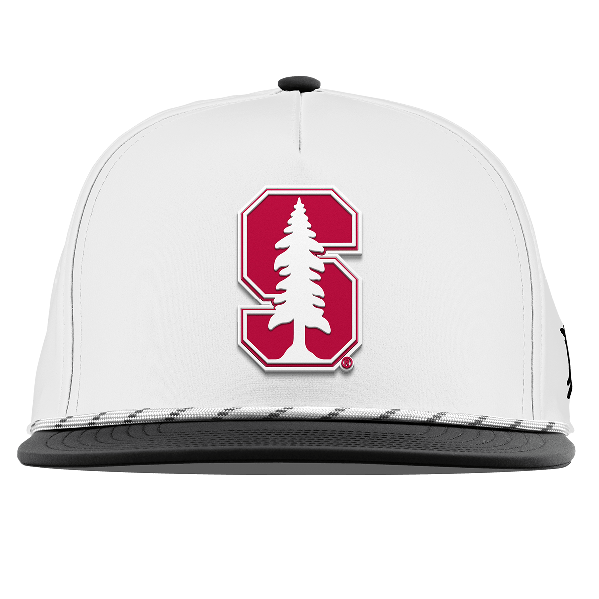 Stanford University "Stanford Team Logo" Flat 5 Panel Rope White/Black