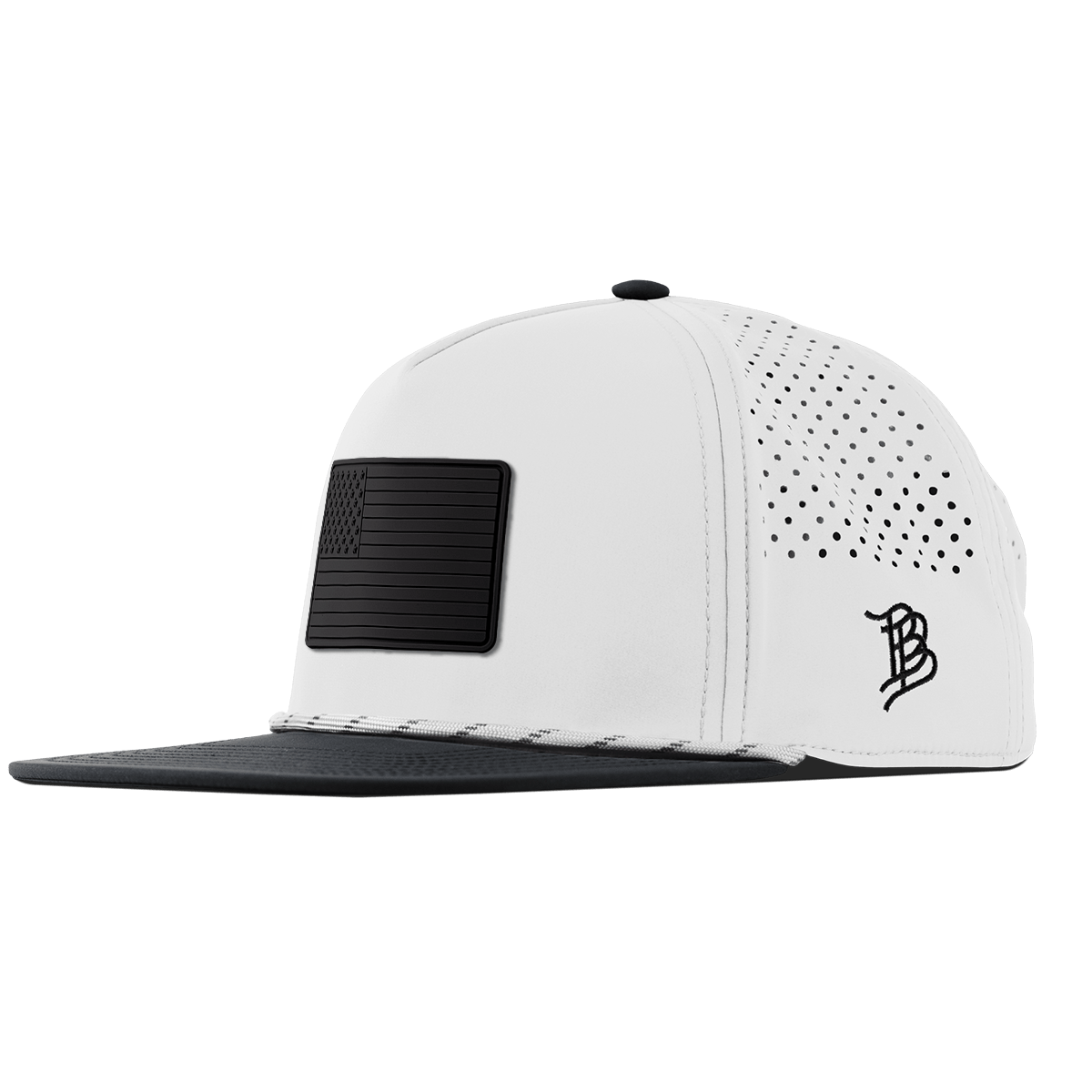 Onyx Old Glory Flat 5 Panel Rope White/Black