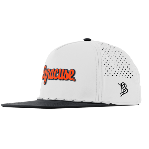 Syracuse University "Syracuse Throwback Script" Flat 5 Panel Rope White/Black