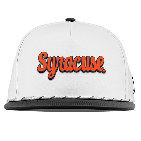 Syracuse University "Syracuse Throwback Script" Flat 5 Panel Rope White/Black
