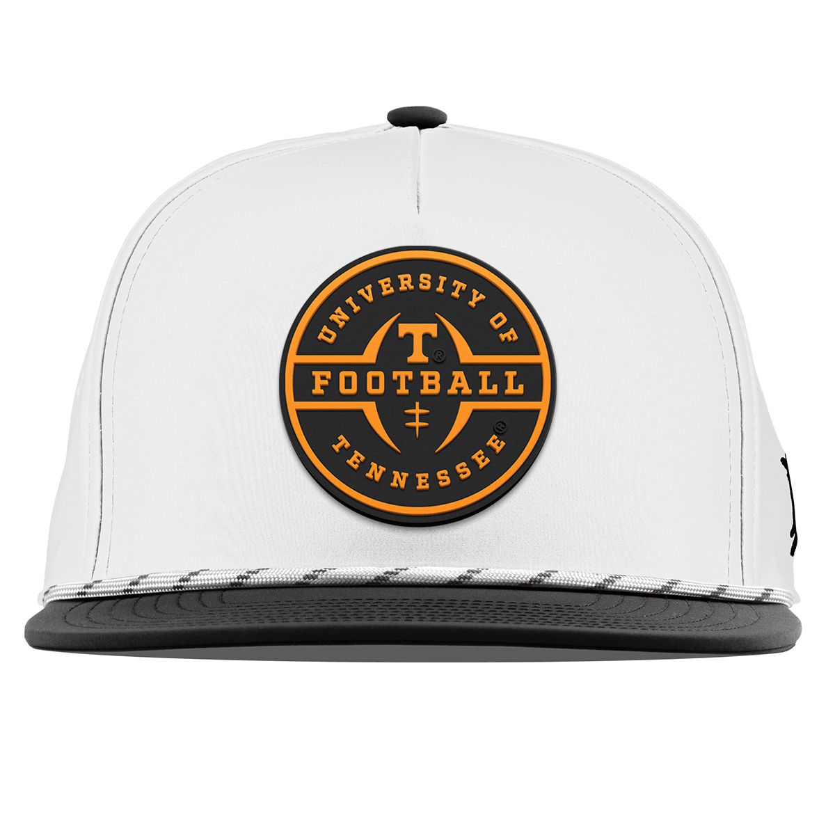 University of Tennessee "Tennessee Football Legacy" Flat 5 Panel Rope White/Black