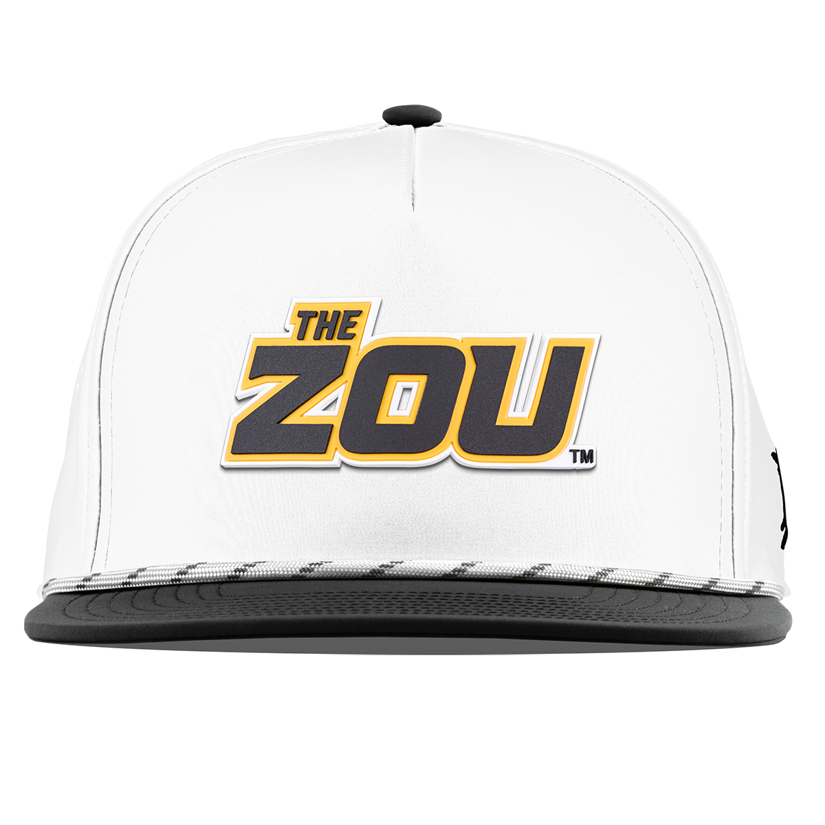 University of Missouri "The Zou" Flat 5 Panel Rope White/Black