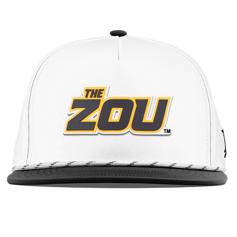 University of Missouri "The Zou" Flat 5 Panel Rope White/Black