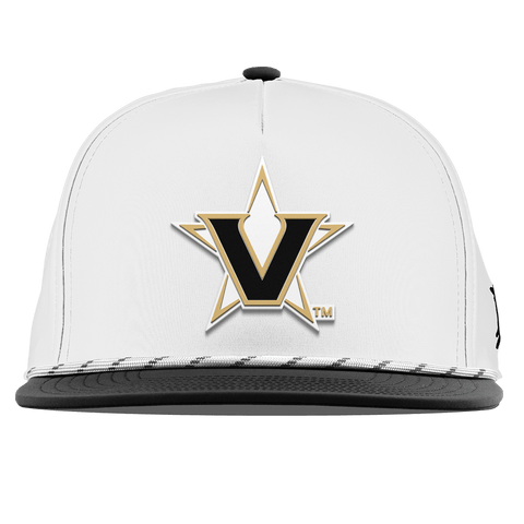 Vanderbilt University "Vanderbilt Team Logo" Flat 5 Panel Rope White/Black