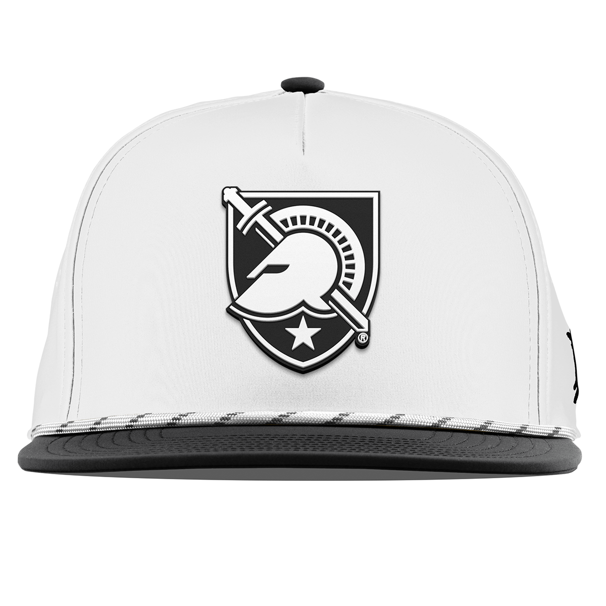 Army "Vintage Army Black Knights" Flat 5 Panel Rope White/Black