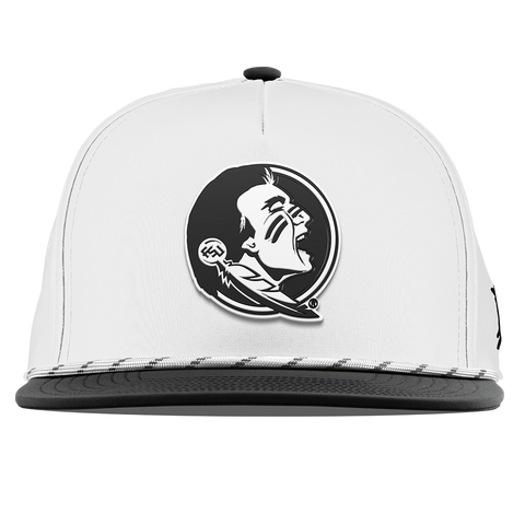 Florida State University "Vintage FSU Team Logo" Flat 5 Panel Rope White/Black