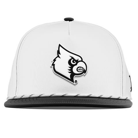 University of Louisville "Vintage Louisville Team Logo" Flat 5 Panel Rope White/Black