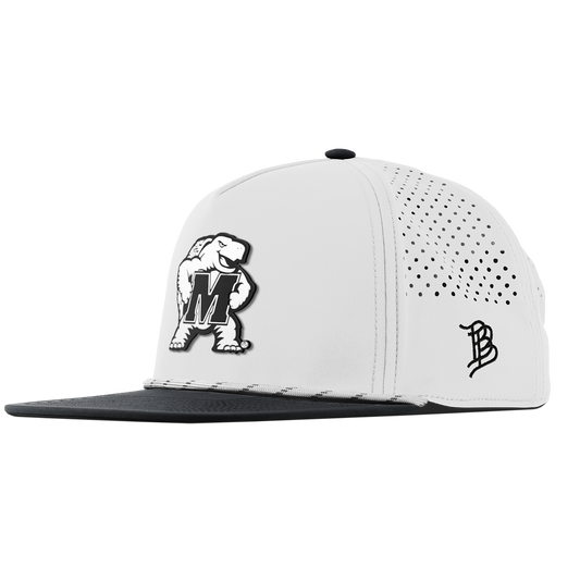 University of Maryland "Vintage Maryland Team Logo" Flat 5 Panel Rope White/Black