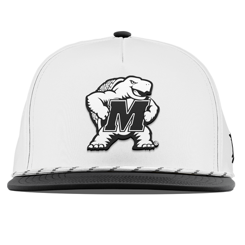 University of Maryland "Vintage Maryland Team Logo" Flat 5 Panel Rope White/Black