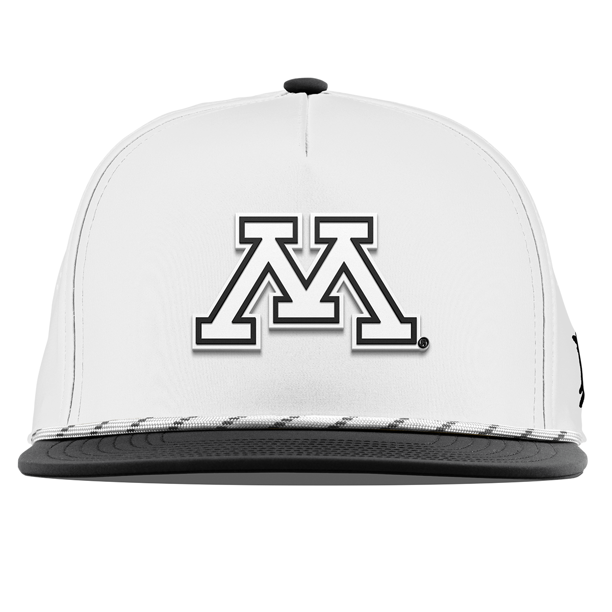 University of Minnesota "Vintage Minnesota Team Logo" Flat 5 Panel Rope White/Black