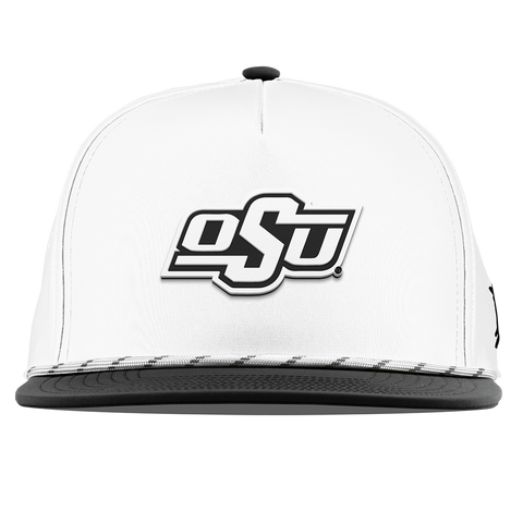 Oklahoma State University "Vintage OSU Team Logo" Flat 5 Panel Rope White/Black