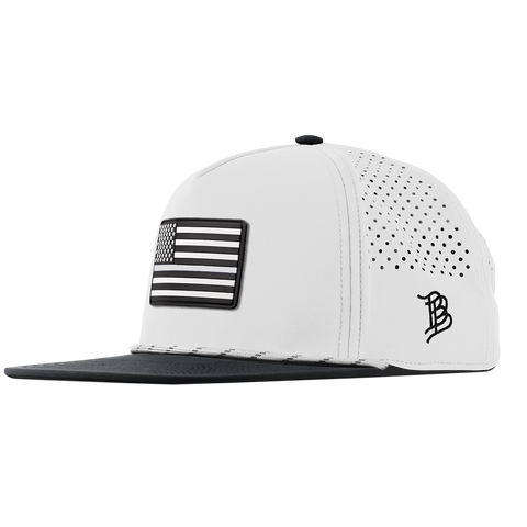Vintage Old Glory Flat 5 Panel Rope White/Black