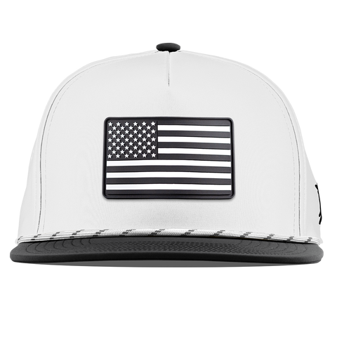 Vintage Old Glory Flat 5 Panel Rope White/Black