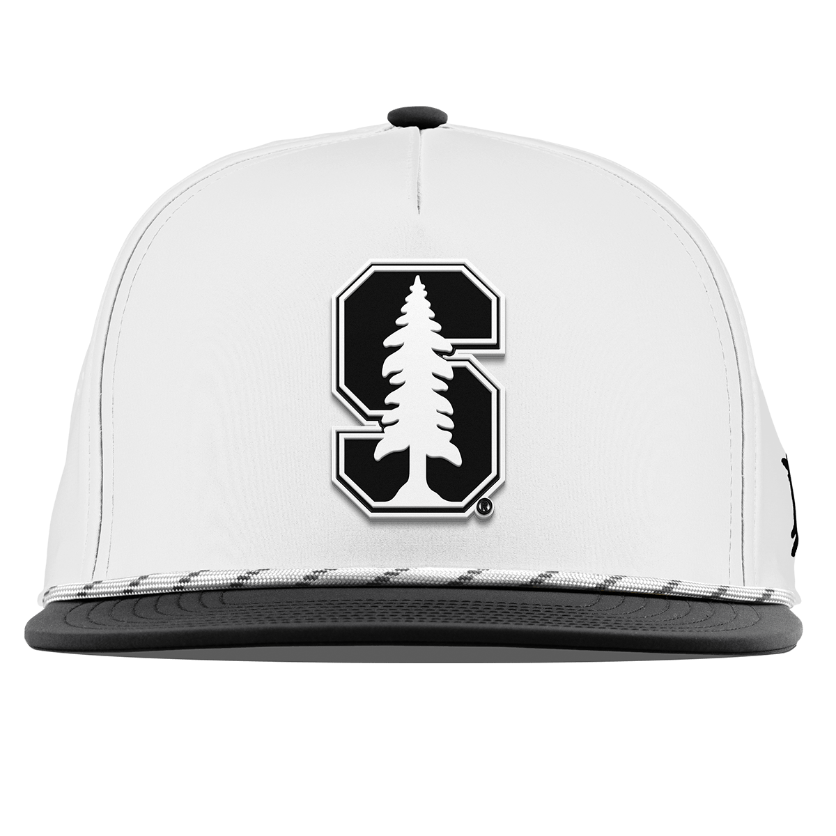 Stanford University "Vintage Stanford Team Logo" Flat 5 Panel Rope White/Black