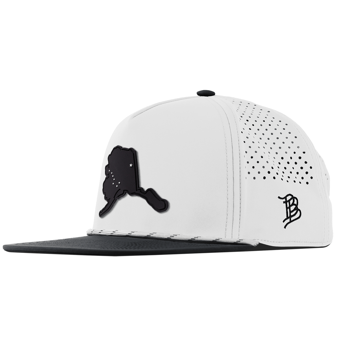 Alaska Vintage Flat 5 Panel Rope White/Black