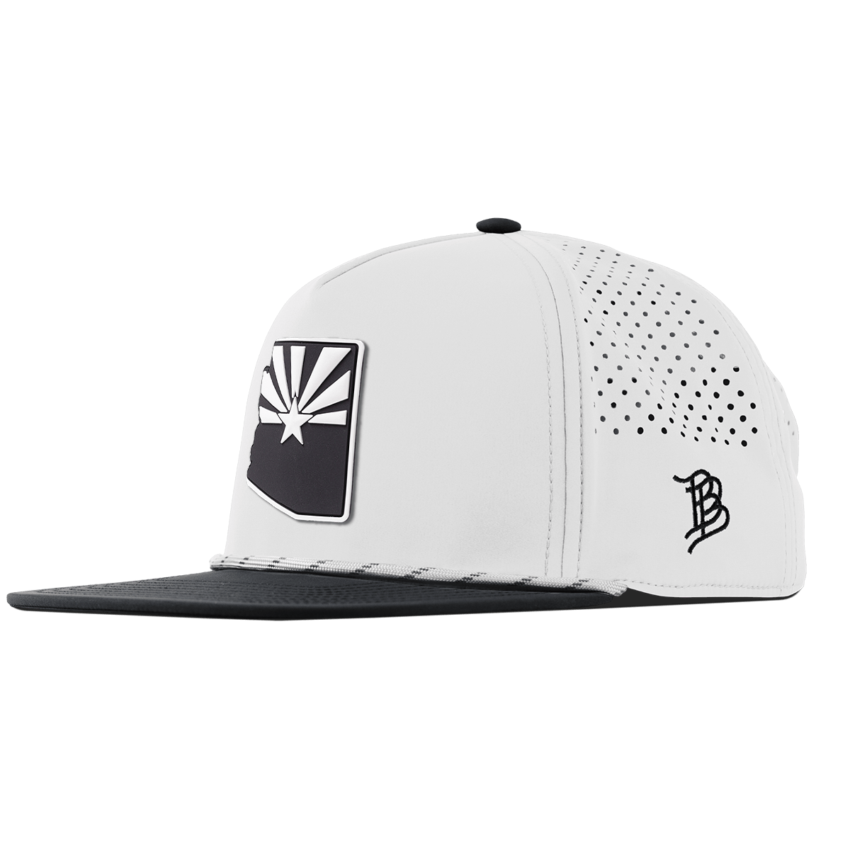 Arizona Vintage Flat 5 Panel Rope White/Black