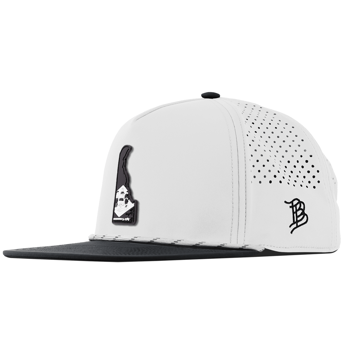 Delaware Vintage Flat 5 Panel Rope White/Black