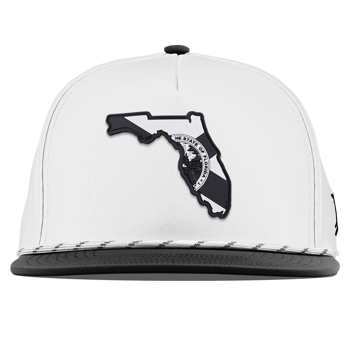 Florida Vintage Flat 5 Panel Rope White/Black