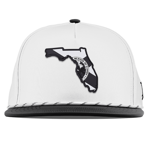 Florida Vintage Flat 5 Panel Rope White/Black