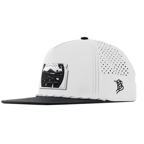 Kansas Vintage Flat 5 Panel Rope White/Black