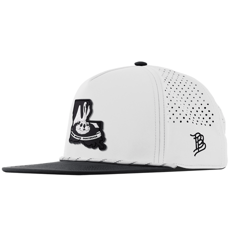 Louisiana Vintage Flat 5 Panel Rope White/Black
